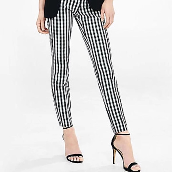 Express Pants - Express Checkered columnist Pants